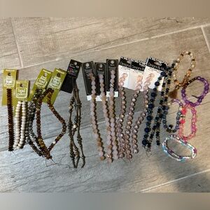 Assorted strung beads